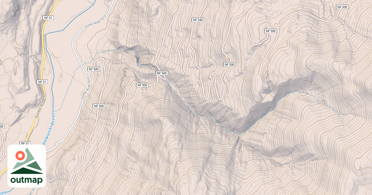Map of JUNIOR CREEK