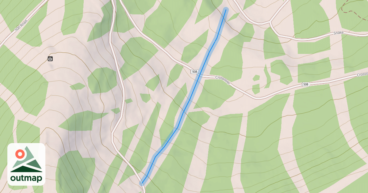 Map of Lower Grouse Alley