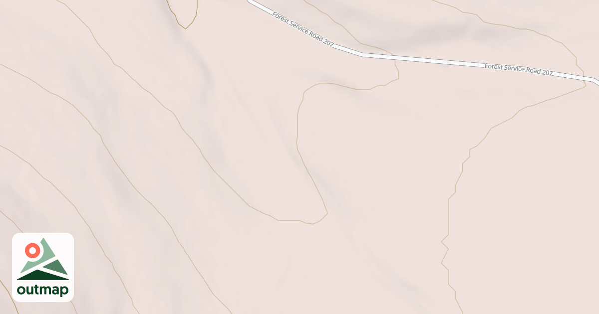 Map of DUMONT BRANCH 1D