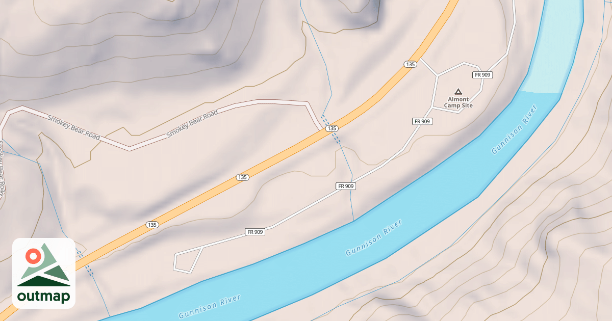 Map of ALMONT CG