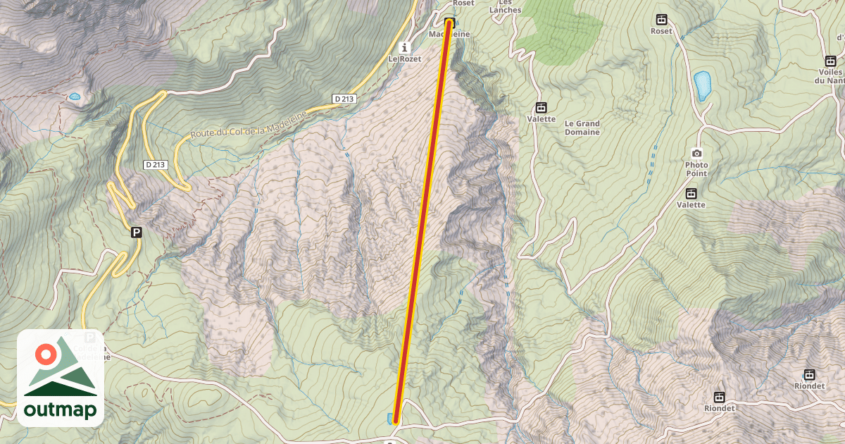 Map of Madeleine