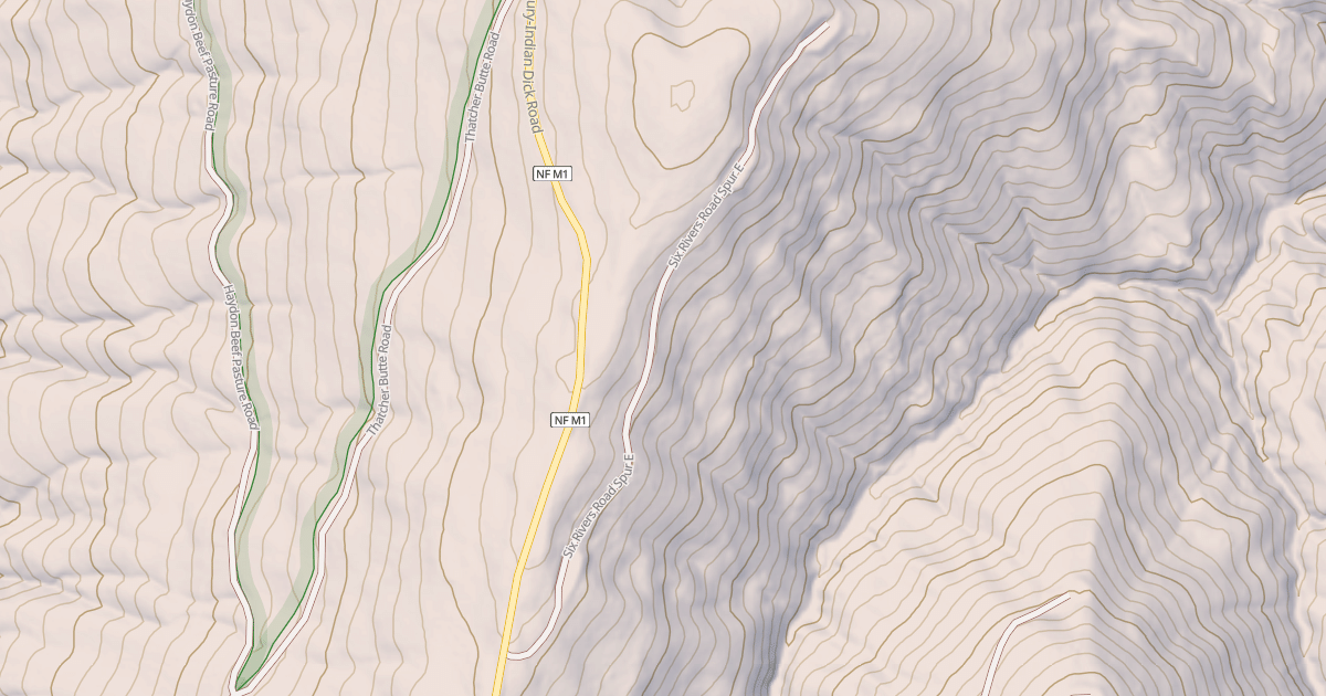 Map preview of SIX RIVERS SPUR E