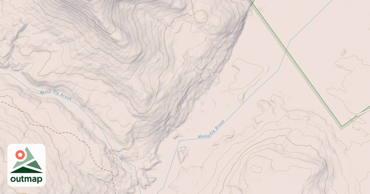 Map of Mossy Vly Spur