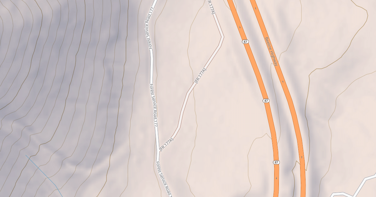 Map preview of CANE SPRING CUT OFF
