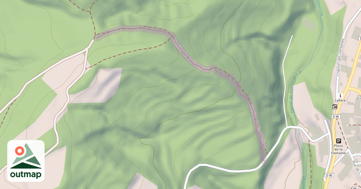 Map of Sentier de Randonnée