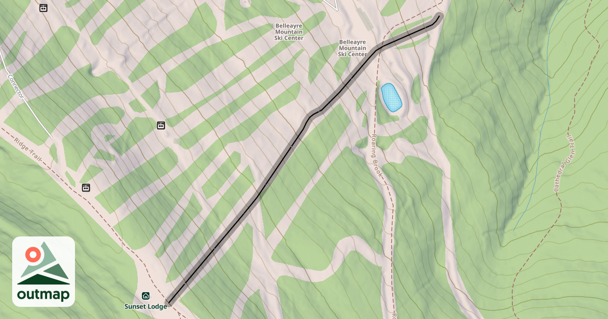 Map of Belleayre Run