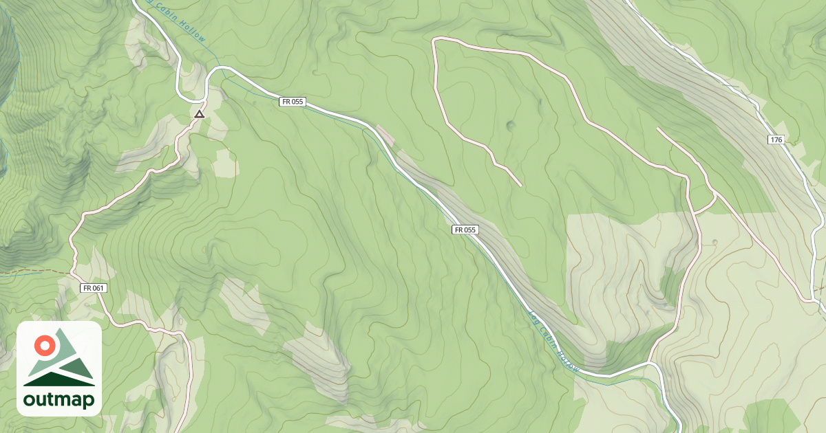 Map of Sinks Trail Winter Sport