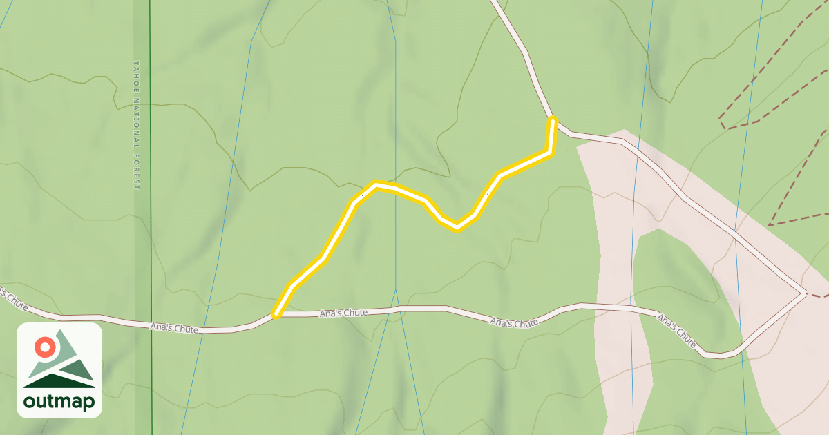 Map of Ana's Chute