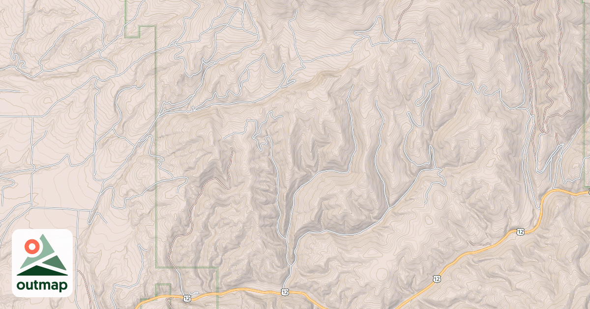 Map of CABIN GULCH-NORTH FORK
