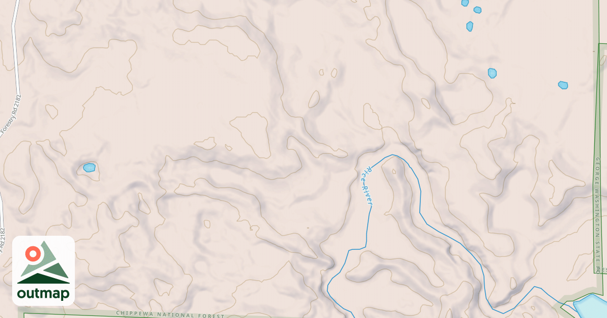 Map of CAMERON SPUR F