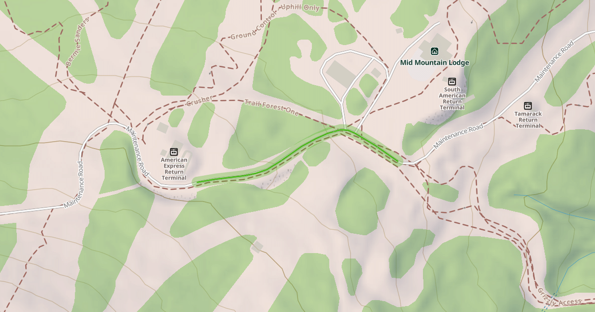Map preview of Maintenance Road