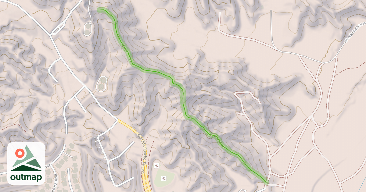 Map of Coyote Ridge