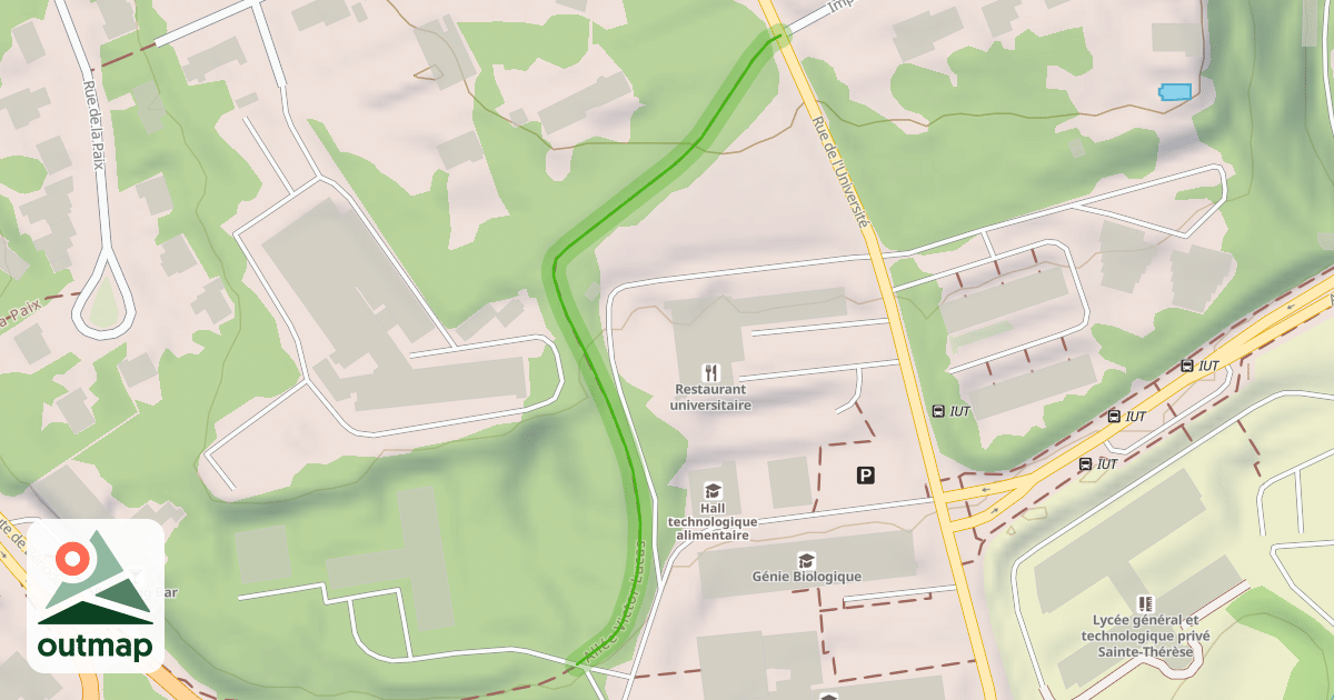 Map of Allée Victor Lucas