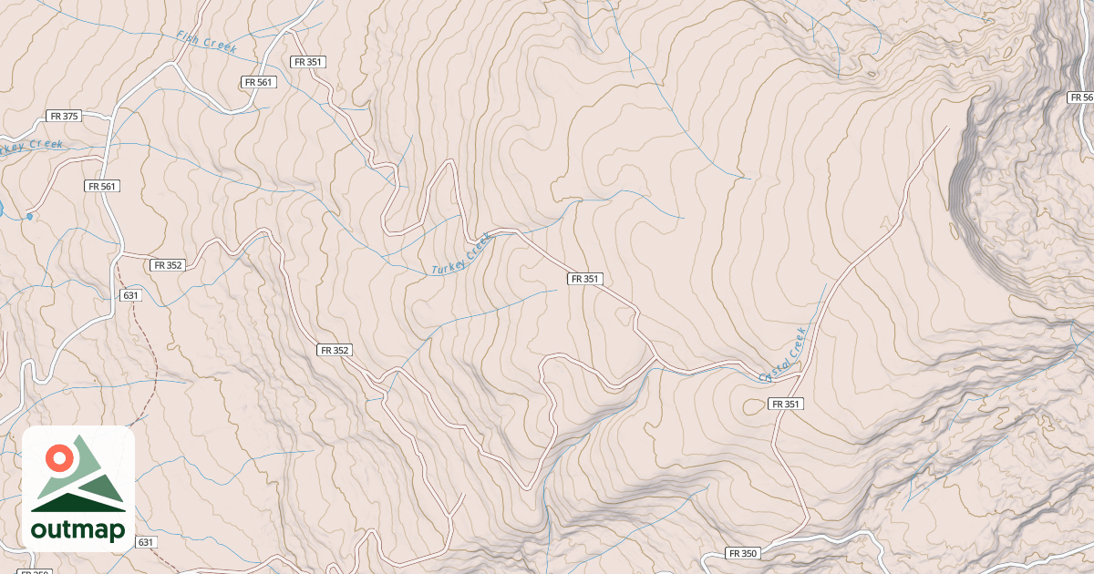 Map of DILLONS CABIN