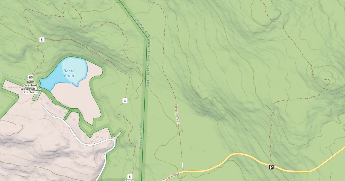 Map preview of Finerty Trail