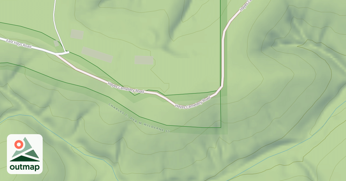 Map of HAYES CEMETERY