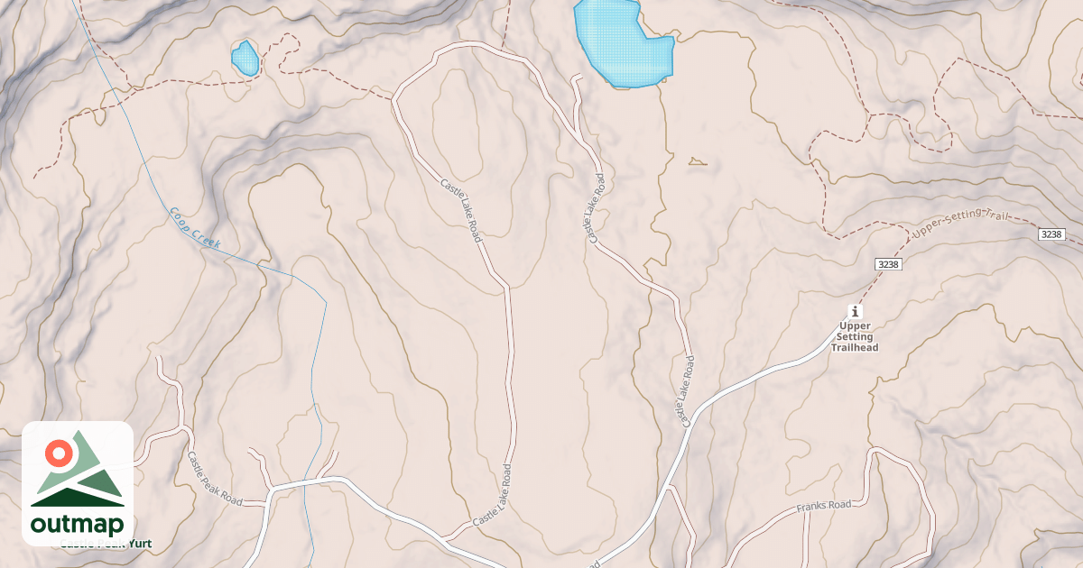 Map of CASTLE LAKE
