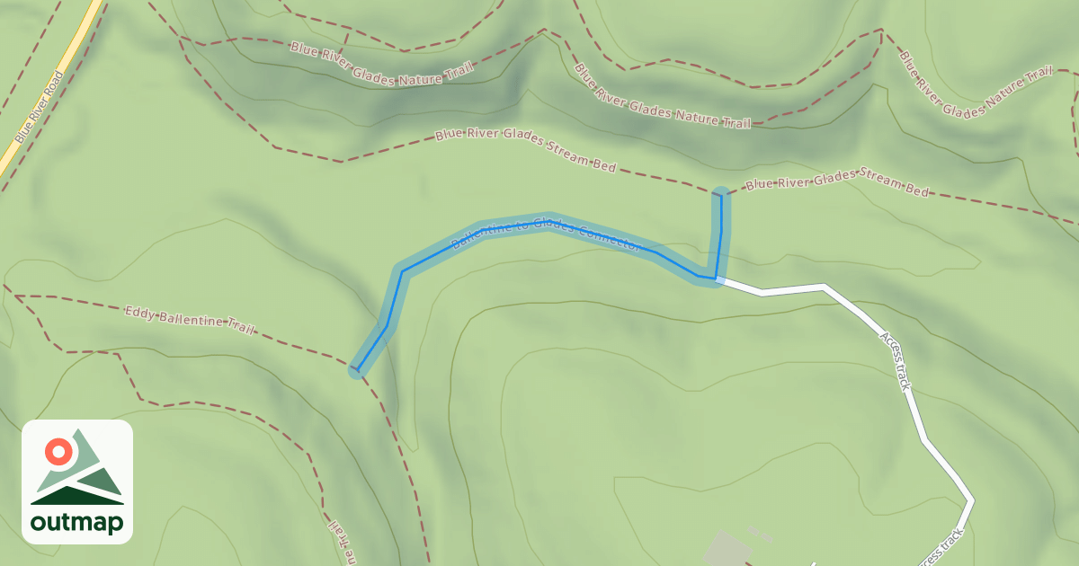 Map of Ballentine to Glades Connector