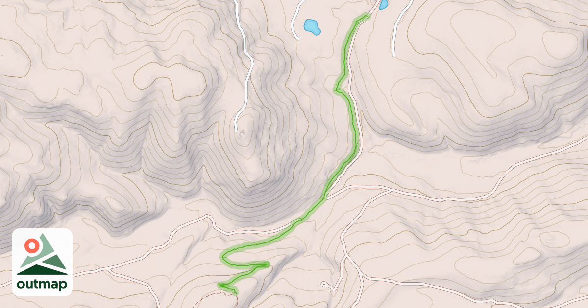 Map of Showdown Trail