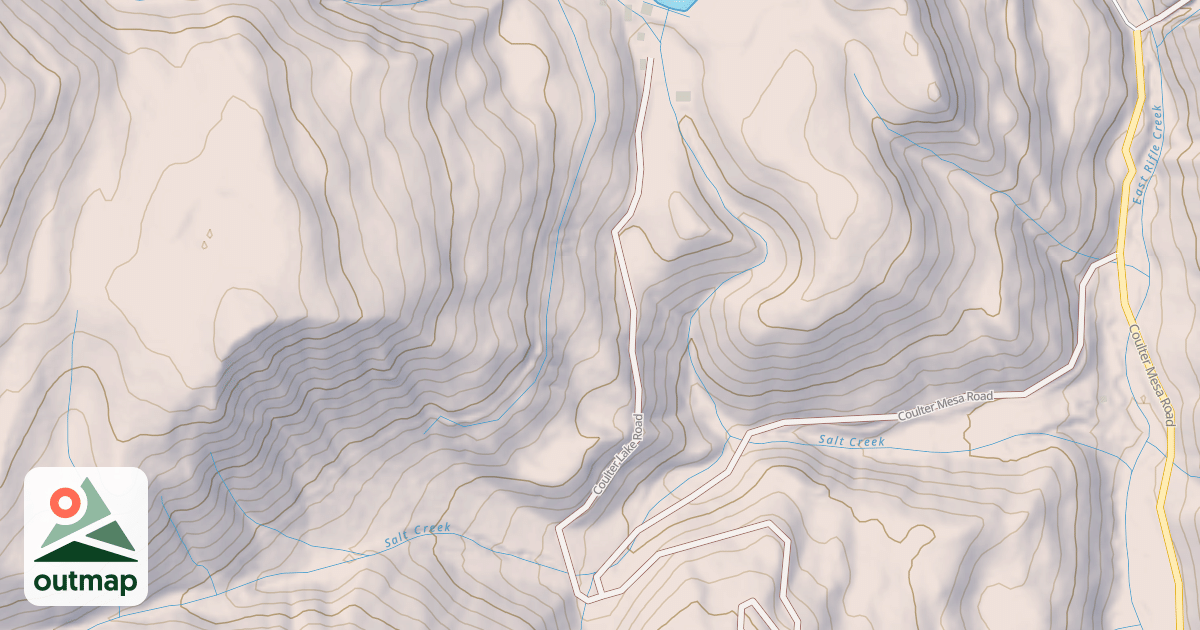 Map of COULTER LAKE
