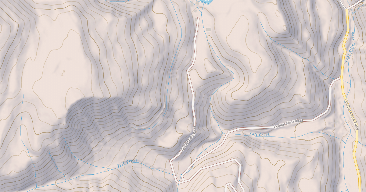 Map preview of COULTER LAKE