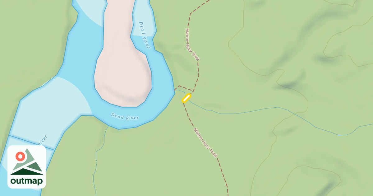 Map of Maine Huts Trail