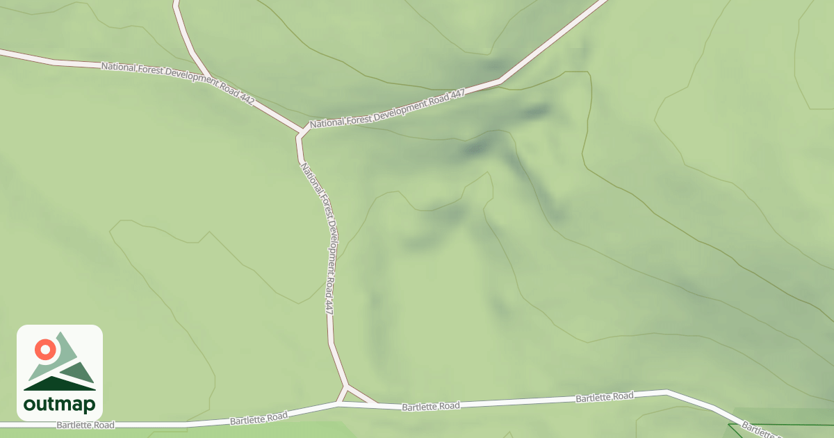 Map of BARTLETTE SPUR A