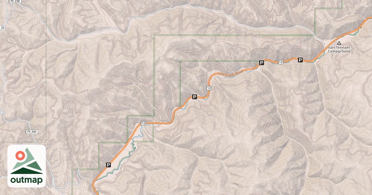 Map of CEDAR RUN RIDGE