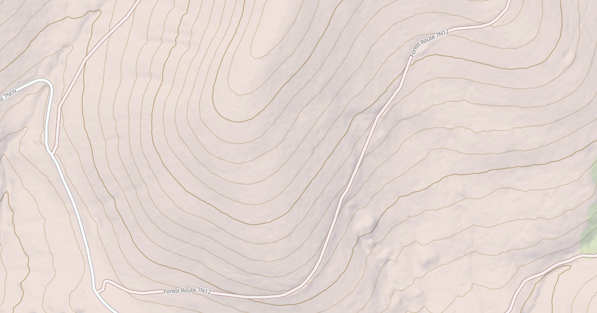 Map preview of USFS National Forest System Roads {D7EBF55A-5B85-492D-88F5-1C44BD587E2C}