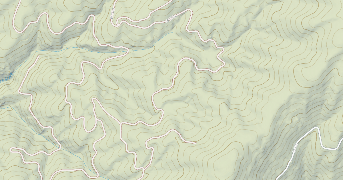 Map preview of (FDR)UPPER CATHOUSE CREEK