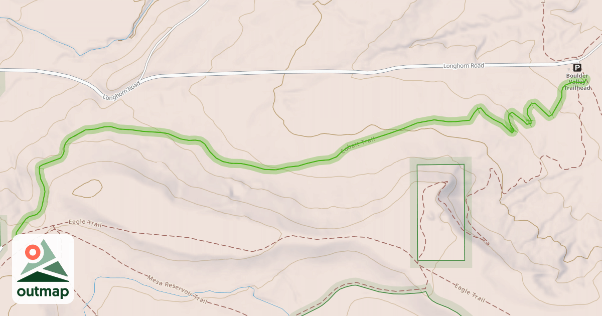 Map of Cobalt Trail