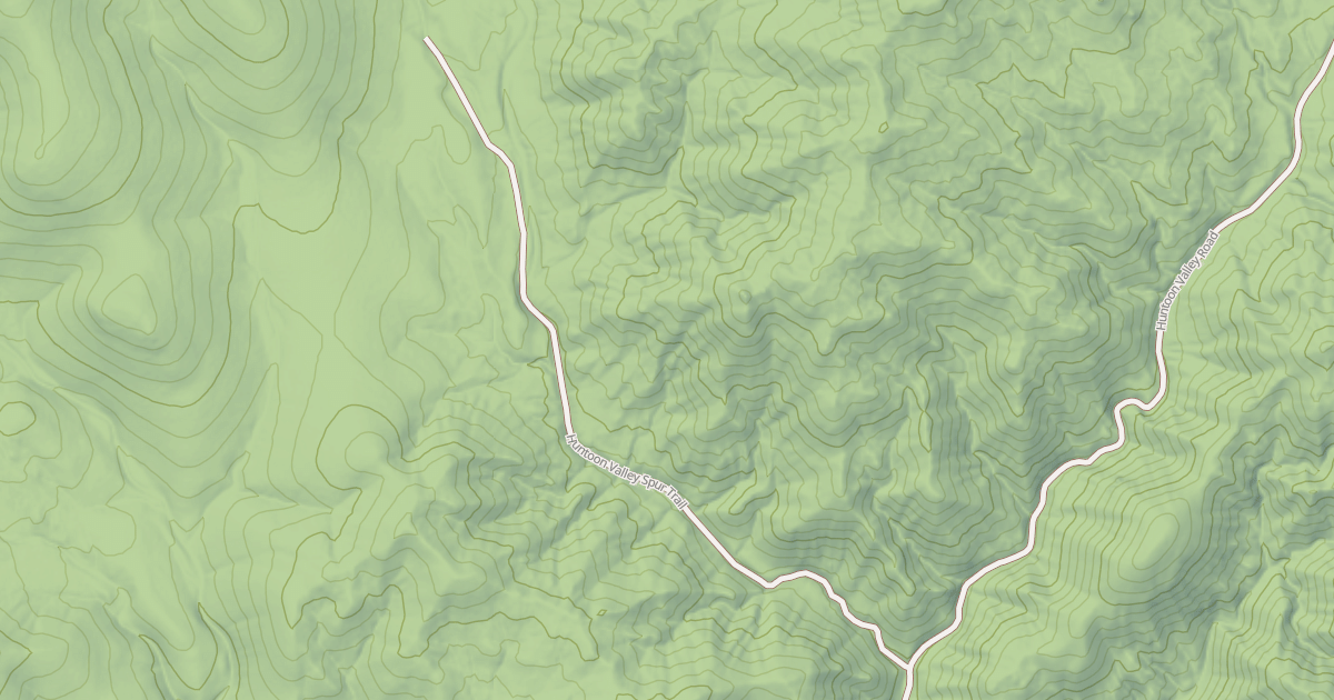 Map preview of HUNTOON VALLEY SPUR
