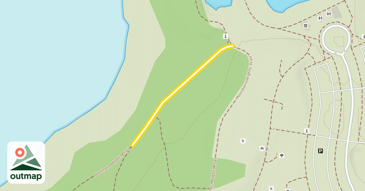 Map of Northern Lights Trail