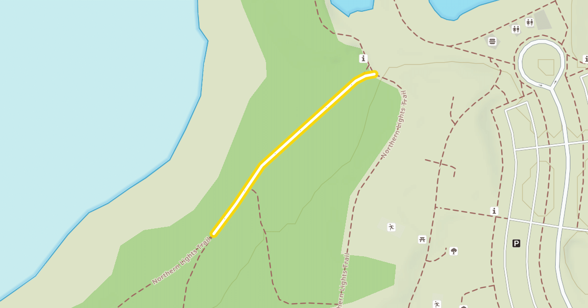 Map preview of Northern Lights Trail