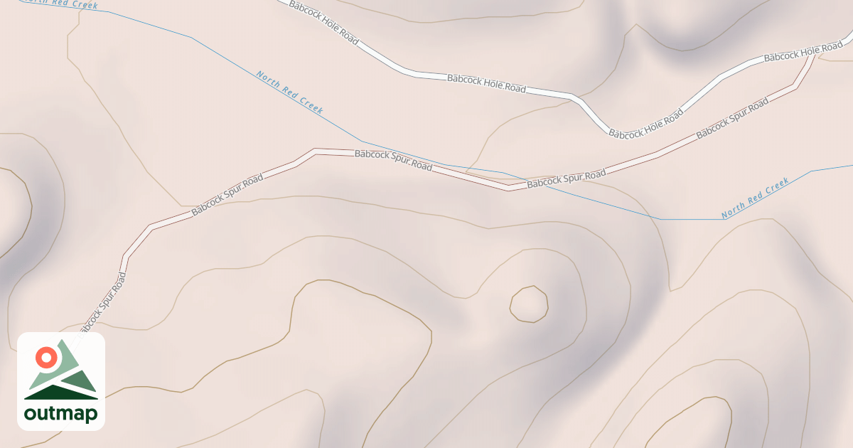Map of BABCOCK SPUR