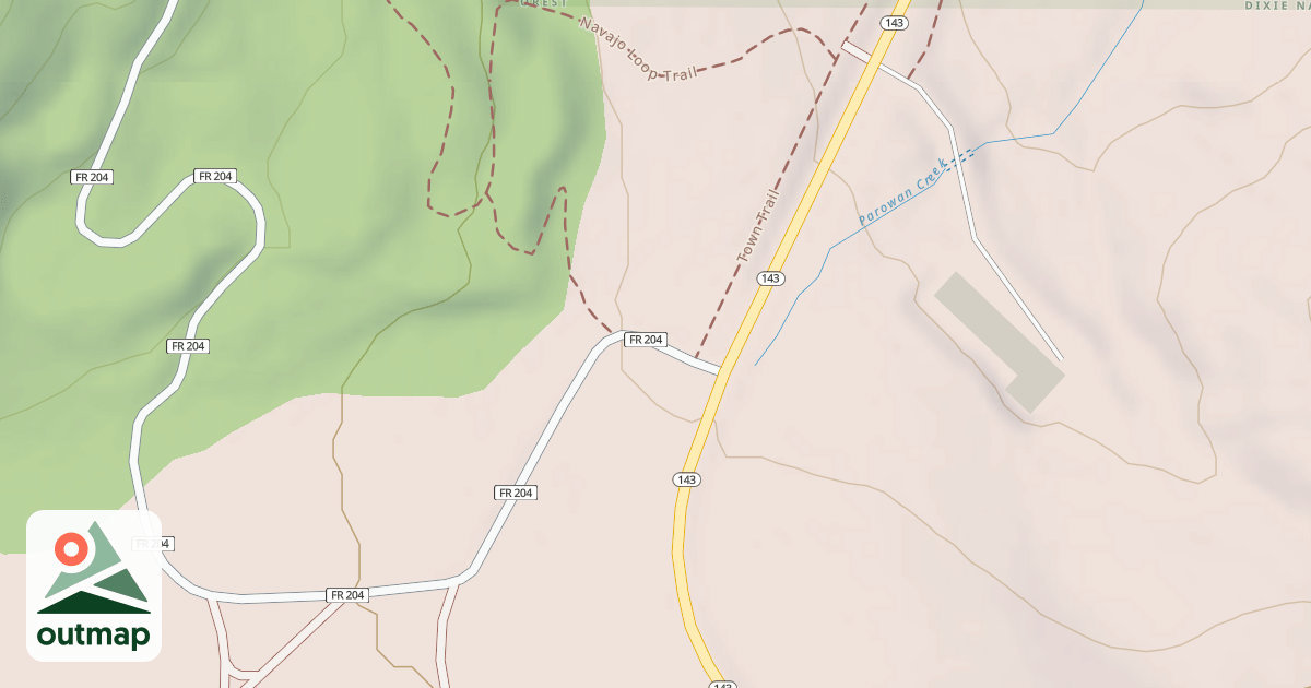 Map of Navajo Point