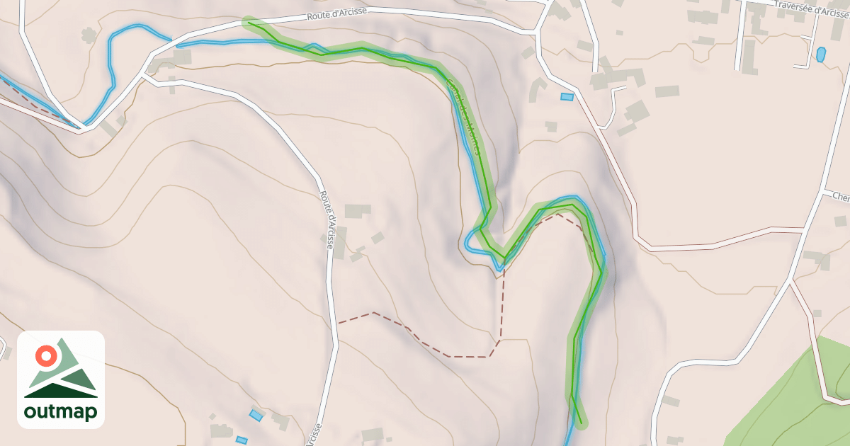 Map of Canal des Moines