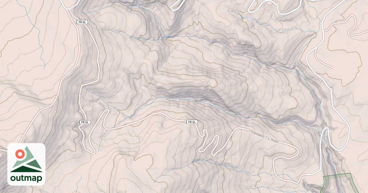 Map of CHUPADERO T.S.