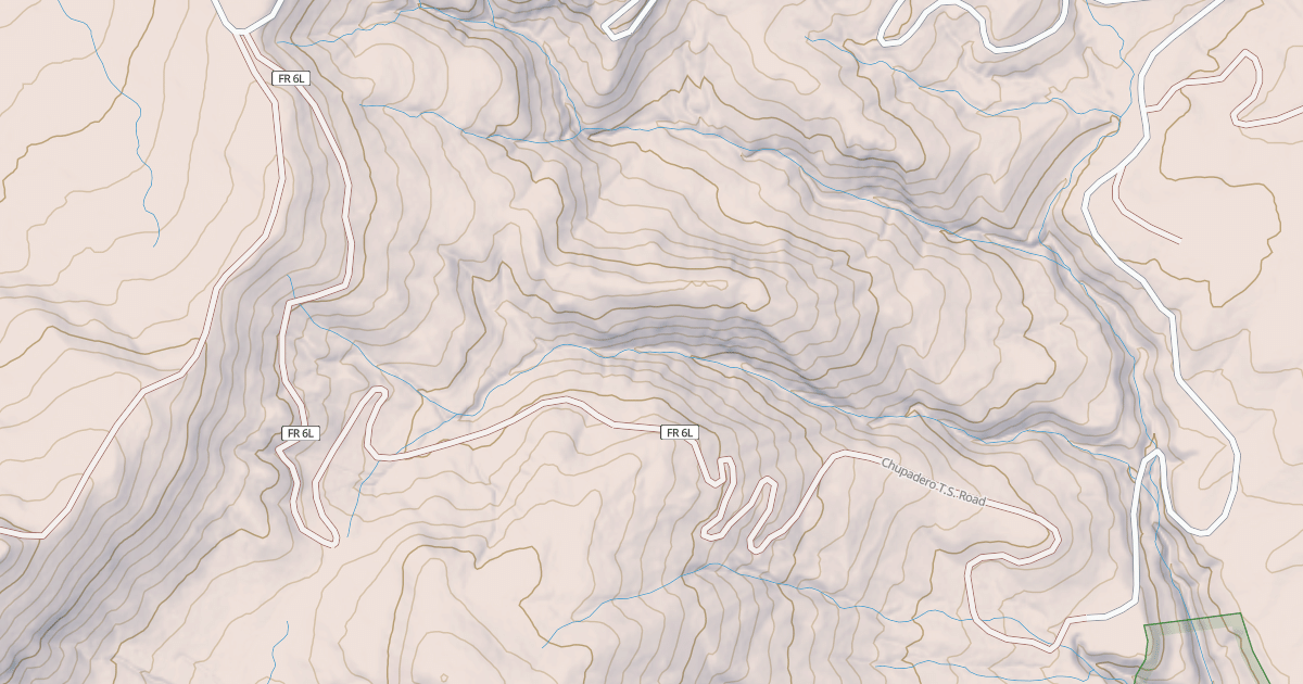 Map preview of CHUPADERO T.S.