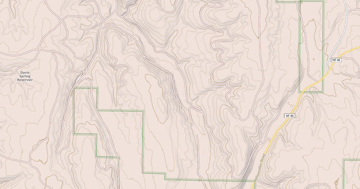 Map preview of N 418 B CHES COW CAMP