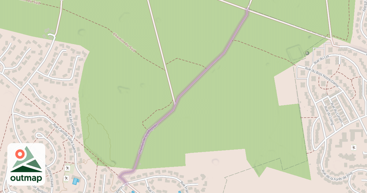 Map of Chemin de Grattepeau