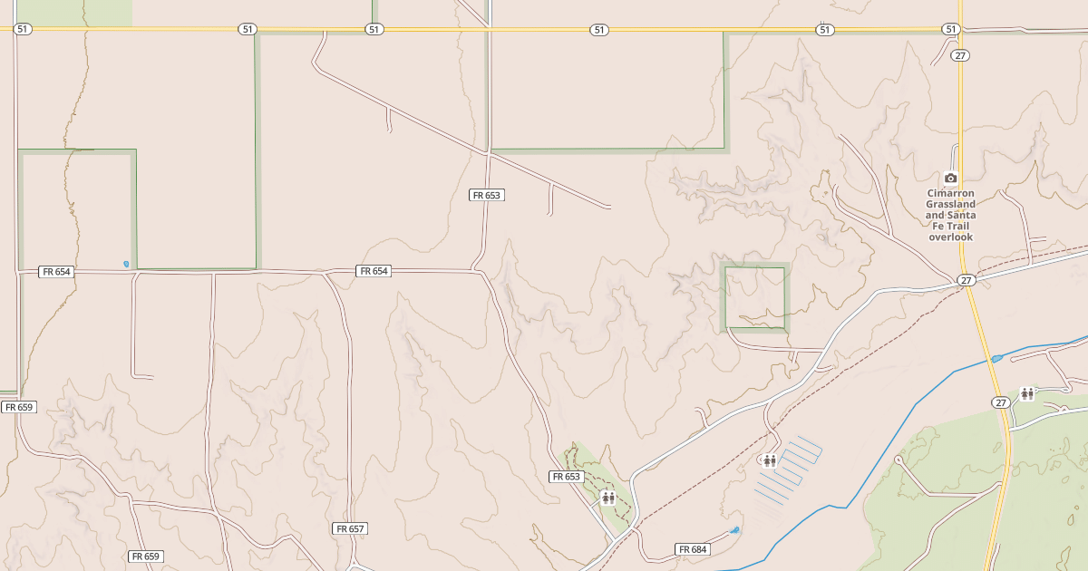 Map preview of MIDDLE SPRING