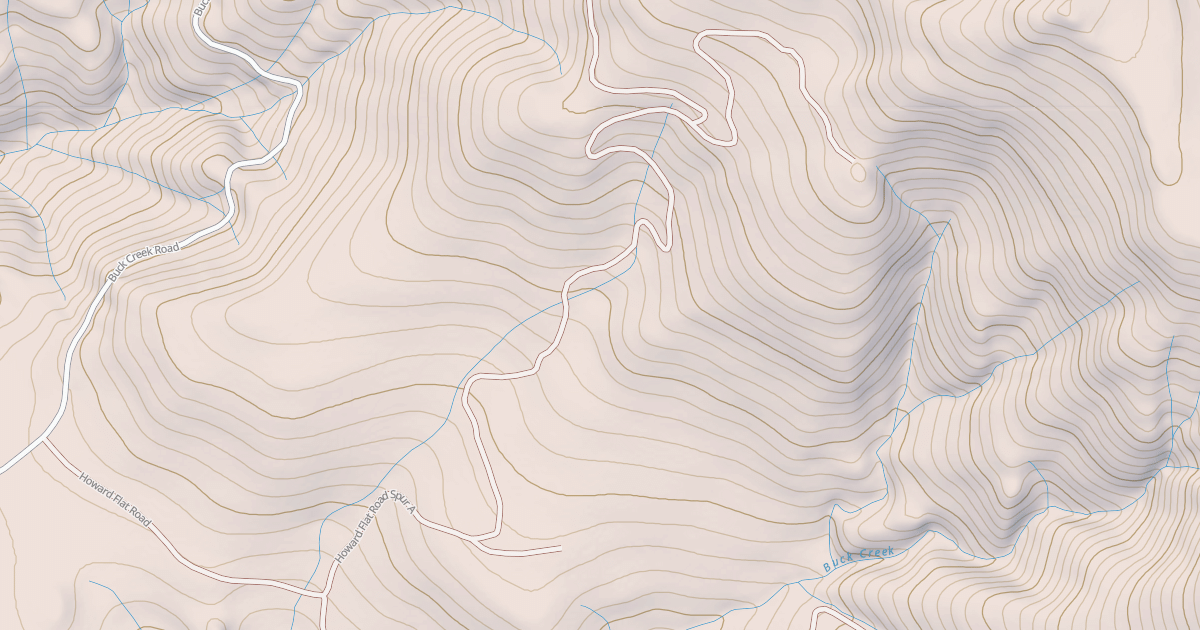 Map preview of HOWARD FLAT SPUR A