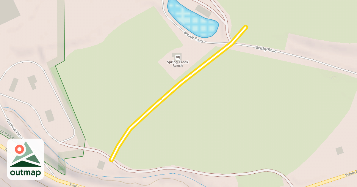 Map of Spring Creek Ranch & Loop
