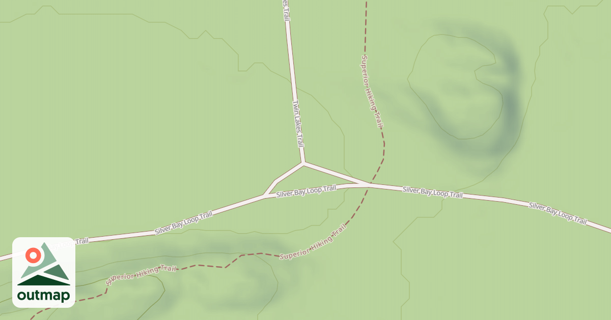 Map of Red Dot Trail