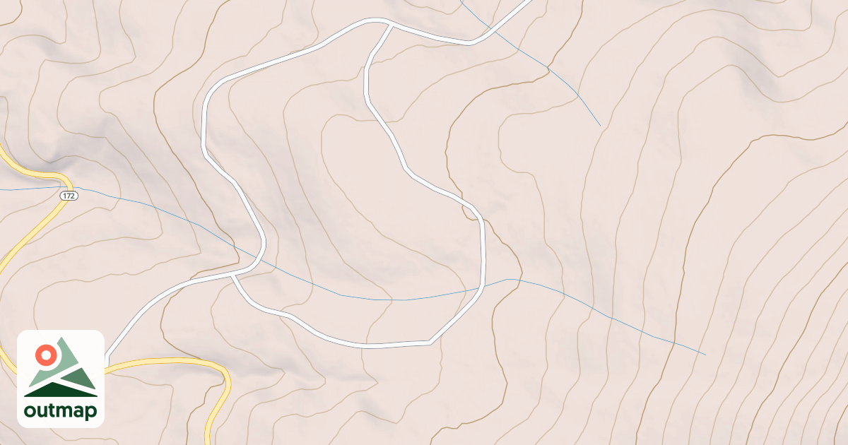 Map of BEAR WALLOW SPUR 1