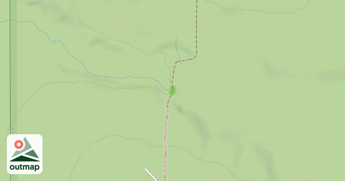 Map of Fred J. Cusimano Westside Overland Trail