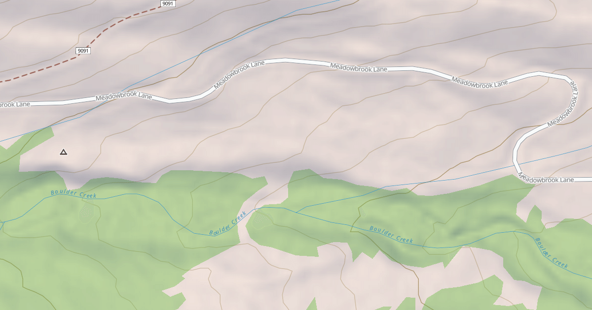 Map preview of BOULDER CREEK SPUR