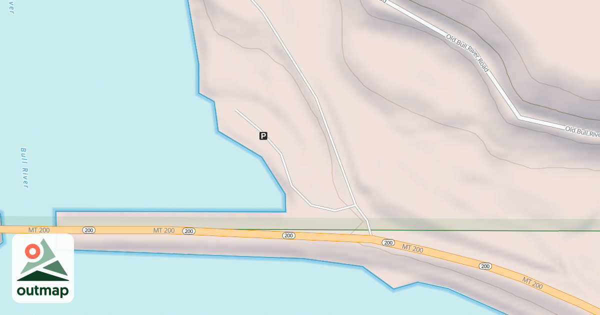 Map of BULL RIVER CAMPGROUND A