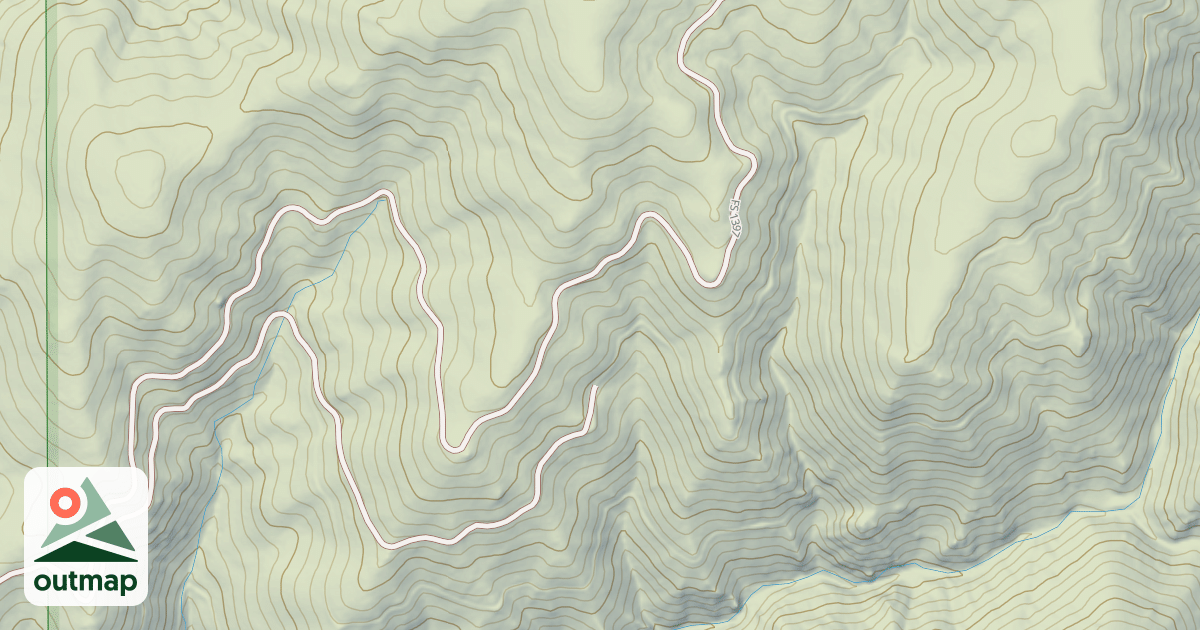 Map of (FDR) CAMERON CREEK